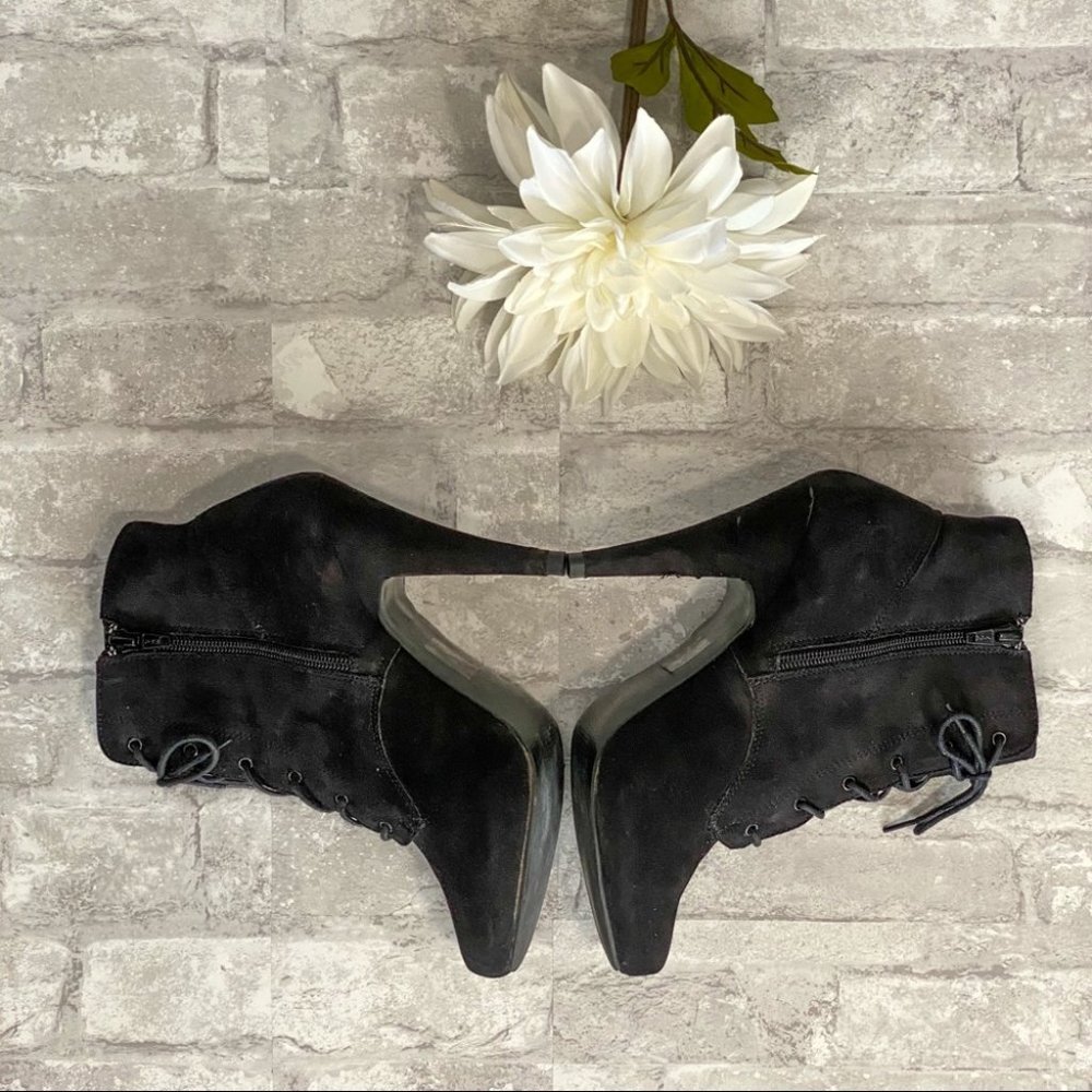 SOLD | Call It Spring Black Suede Ankle Booties EUC - Picture 10 of 13